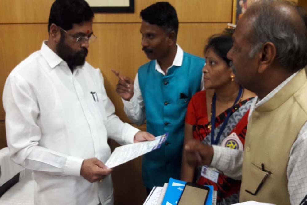 मा. मुख्यमंत्री शिंदे साहेब - निवेदन