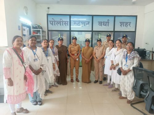 कॅप वाटप - वर्धा